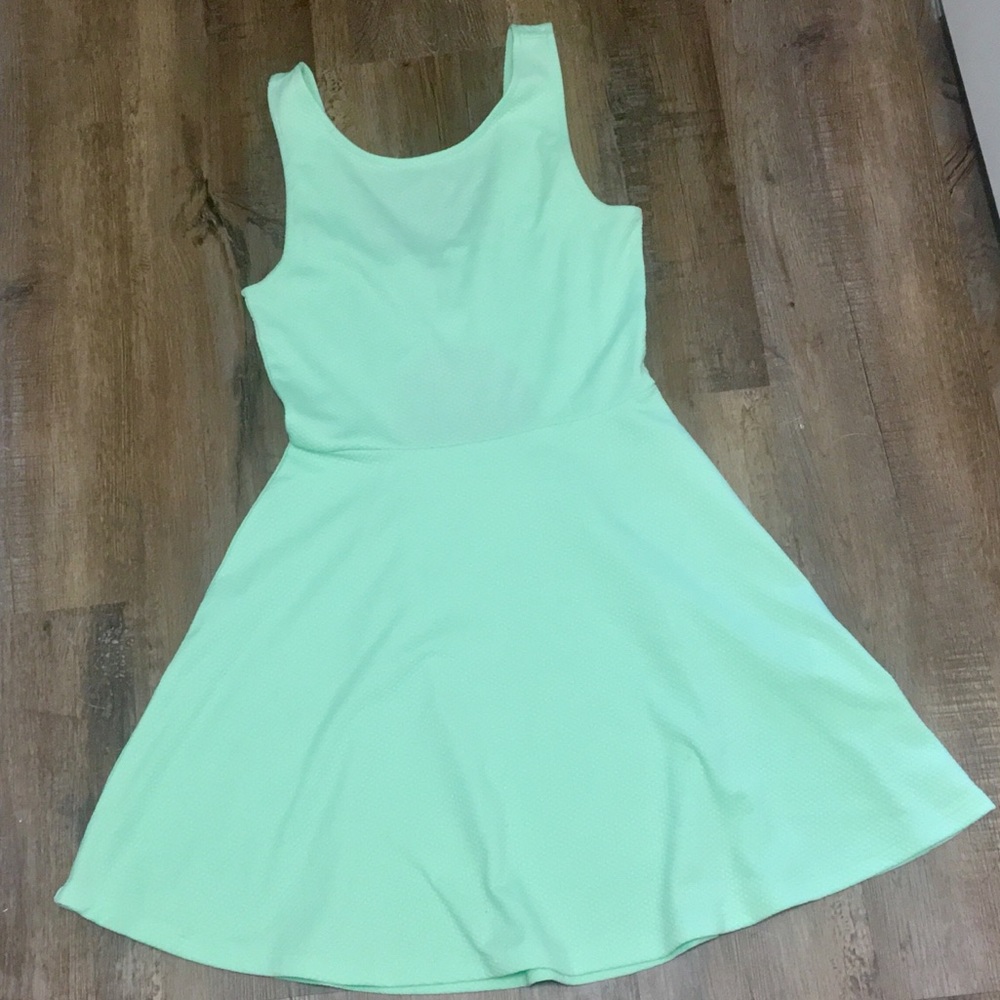 H&M Mint cutout dress